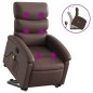 vidaXL Massagesessel mit Aufstehhilfe Braun Kunstleder vidaXL Massagesessel mit Aufstehhilfe Braun Kunstleder