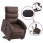 vidaXL Massagesessel mit Aufstehhilfe Braun Kunstleder vidaXL Massagesessel mit Aufstehhilfe Braun Kunstleder