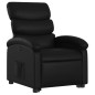 vidaXL Relaxsessel mit Aufstehhilfe Schwarz Kunstleder vidaXL Relaxsessel mit Aufstehhilfe Schwarz Kunstleder