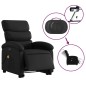 vidaXL Massagesessel mit Aufstehhilfe Elektrisch Schwarz Kunstleder vidaXL Massagesessel mit Aufstehhilfe Elektrisch Schwarz Kunstleder