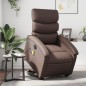 vidaXL Massagesessel mit Aufstehhilfe Elektrisch Braun Kunstleder vidaXL Massagesessel mit Aufstehhilfe Elektrisch Braun Kunstleder