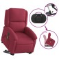 vidaXL Massagesessel mit Aufstehhilfe Elektrisch Weinrot Samt vidaXL Massagesessel mit Aufstehhilfe Elektrisch Weinrot Samt