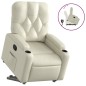 vidaXL Relaxsessel mit Aufstehhilfe Creme Kunstleder vidaXL Relaxsessel mit Aufstehhilfe Creme Kunstleder