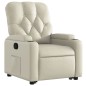 vidaXL Relaxsessel mit Aufstehhilfe Creme Kunstleder vidaXL Relaxsessel mit Aufstehhilfe Creme Kunstleder