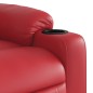 vidaXL Massagesessel mit Aufstehhilfe Elektrisch Rot Kunstleder vidaXL Massagesessel mit Aufstehhilfe Elektrisch Rot Kunstleder