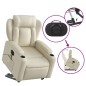 vidaXL Massagesessel mit Aufstehhilfe Elektrisch Creme Kunstleder vidaXL Massagesessel mit Aufstehhilfe Elektrisch Creme Kunstleder