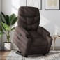 vidaXL Relaxsessel mit Aufstehhilfe Dunkelbraun Stoff vidaXL Relaxsessel mit Aufstehhilfe Dunkelbraun Stoff
