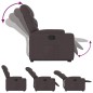 vidaXL Relaxsessel mit Aufstehhilfe Dunkelbraun Stoff vidaXL Relaxsessel mit Aufstehhilfe Dunkelbraun Stoff
