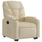 vidaXL Relaxsessel mit Aufstehhilfe Elektrisch Creme Stoff vidaXL Relaxsessel mit Aufstehhilfe Elektrisch Creme Stoff