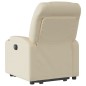 vidaXL Relaxsessel mit Aufstehhilfe Elektrisch Creme Stoff vidaXL Relaxsessel mit Aufstehhilfe Elektrisch Creme Stoff