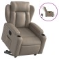 vidaXL Relaxsessel mit Aufstehhilfe Elektrisch Cappuccino Kunstleder vidaXL Relaxsessel mit Aufstehhilfe Elektrisch Cappuccino Kunstleder