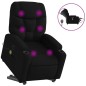 vidaXL Elektrischer Massagesessel mit Aufstehhilfe Schwarz Stoff vidaXL Elektrischer Massagesessel mit Aufstehhilfe Schwarz Stoff