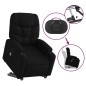 vidaXL Elektrischer Massagesessel mit Aufstehhilfe Schwarz Stoff vidaXL Elektrischer Massagesessel mit Aufstehhilfe Schwarz Stoff