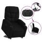 vidaXL Relaxsessel mit Aufstehhilfe Elektrisch Schwarz Stoff vidaXL Relaxsessel mit Aufstehhilfe Elektrisch Schwarz Stoff