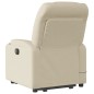 vidaXL Elektrischer Massagesessel mit Aufstehhilfe Creme Stoff vidaXL Elektrischer Massagesessel mit Aufstehhilfe Creme Stoff