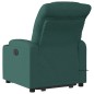 vidaXL Elektrischer Massagesessel mit Aufstehhilfe Dunkelgrün Stoff vidaXL Elektrischer Massagesessel mit Aufstehhilfe Dunkelgrün Stoff