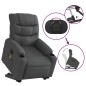 vidaXL Elektrischer Massagesessel mit Aufstehhilfe Dunkelgrau Stoff vidaXL Elektrischer Massagesessel mit Aufstehhilfe Dunkelgrau Stoff
