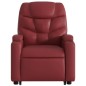 vidaXL Massagesessel mit Aufstehhilfe Weinrot Kunstleder vidaXL Massagesessel mit Aufstehhilfe Weinrot Kunstleder
