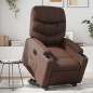 vidaXL Relaxsessel mit Aufstehhilfe Elektrisch Braun Kunstleder vidaXL Relaxsessel mit Aufstehhilfe Elektrisch Braun Kunstleder