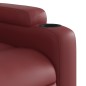 vidaXL Relaxsessel mit Aufstehhilfe Elektrisch Weinrot Kunstleder vidaXL Relaxsessel mit Aufstehhilfe Elektrisch Weinrot Kunstleder