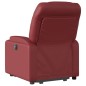 vidaXL Massagesessel mit Aufstehhilfe Elektrisch Weinrot Kunstleder vidaXL Massagesessel mit Aufstehhilfe Elektrisch Weinrot Kunstleder