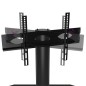vidaXL TV-Eckregal mit 3 Ablagen für 32-70 Zoll Schwarz vidaXL TV-Eckregal mit 3 Ablagen für 32-70 Zoll Schwarz