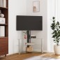 vidaXL TV-Eckregal mit 3 Ablagen für 32-70 Zoll Schwarz und Silbern vidaXL TV-Eckregal mit 3 Ablagen für 32-70 Zoll Schwarz und Silbern