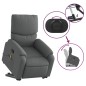 vidaXL Massagesessel mit Aufstehhilfe Dunkelgrau Stoff vidaXL Massagesessel mit Aufstehhilfe Dunkelgrau Stoff