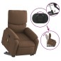 vidaXL Massagesessel mit Aufstehhilfe Braun Stoff vidaXL Massagesessel mit Aufstehhilfe Braun Stoff