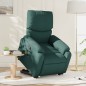vidaXL Massagesessel mit Aufstehhilfe Dunkelgrün Stoff vidaXL Massagesessel mit Aufstehhilfe Dunkelgrün Stoff