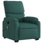 vidaXL Massagesessel mit Aufstehhilfe Dunkelgrün Stoff vidaXL Massagesessel mit Aufstehhilfe Dunkelgrün Stoff