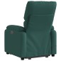 vidaXL Massagesessel mit Aufstehhilfe Dunkelgrün Stoff vidaXL Massagesessel mit Aufstehhilfe Dunkelgrün Stoff