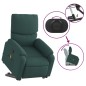 vidaXL Massagesessel mit Aufstehhilfe Dunkelgrün Stoff vidaXL Massagesessel mit Aufstehhilfe Dunkelgrün Stoff