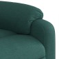 vidaXL Massagesessel mit Aufstehhilfe Dunkelgrün Stoff vidaXL Massagesessel mit Aufstehhilfe Dunkelgrün Stoff