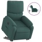 vidaXL Relaxsessel mit Aufstehhilfe Elektrisch Dunkelgrün Stoff vidaXL Relaxsessel mit Aufstehhilfe Elektrisch Dunkelgrün Stoff