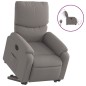 vidaXL Relaxsessel mit Aufstehhilfe Elektrisch Taupe Stoff vidaXL Relaxsessel mit Aufstehhilfe Elektrisch Taupe Stoff