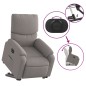 vidaXL Relaxsessel mit Aufstehhilfe Elektrisch Taupe Stoff vidaXL Relaxsessel mit Aufstehhilfe Elektrisch Taupe Stoff