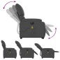 vidaXL Elektrischer Massagesessel mit Aufstehhilfe Dunkelgrau Stoff vidaXL Elektrischer Massagesessel mit Aufstehhilfe Dunkelgrau Stoff