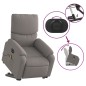 vidaXL Elektrischer Massagesessel mit Aufstehhilfe Taupe Stoff vidaXL Elektrischer Massagesessel mit Aufstehhilfe Taupe Stoff