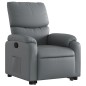 vidaXL Relaxsessel mit Aufstehhilfe Grau Kunstleder vidaXL Relaxsessel mit Aufstehhilfe Grau Kunstleder