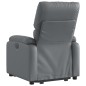 vidaXL Relaxsessel mit Aufstehhilfe Grau Kunstleder vidaXL Relaxsessel mit Aufstehhilfe Grau Kunstleder