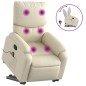 vidaXL Massagesessel mit Aufstehhilfe Creme Kunstleder vidaXL Massagesessel mit Aufstehhilfe Creme Kunstleder
