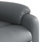 vidaXL Massagesessel mit Aufstehhilfe Grau Kunstleder vidaXL Massagesessel mit Aufstehhilfe Grau Kunstleder