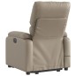 vidaXL Massagesessel mit Aufstehhilfe Elektrisch Cappuccino Kunstleder vidaXL Massagesessel mit Aufstehhilfe Elektrisch Cappuccino Kunstleder