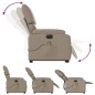 vidaXL Massagesessel mit Aufstehhilfe Elektrisch Cappuccino Kunstleder vidaXL Massagesessel mit Aufstehhilfe Elektrisch Cappuccino Kunstleder