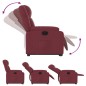 vidaXL Relaxsessel mit Aufstehhilfe Weinrot Stoff vidaXL Relaxsessel mit Aufstehhilfe Weinrot Stoff