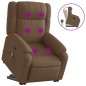 vidaXL Massagesessel mit Aufstehhilfe Braun Stoff vidaXL Massagesessel mit Aufstehhilfe Braun Stoff