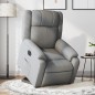 vidaXL Relaxsessel mit Aufstehhilfe Elektrisch Hellgrau Stoff vidaXL Relaxsessel mit Aufstehhilfe Elektrisch Hellgrau Stoff
