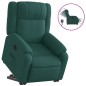 vidaXL Relaxsessel mit Aufstehhilfe Elektrisch Dunkelgrün Stoff vidaXL Relaxsessel mit Aufstehhilfe Elektrisch Dunkelgrün Stoff