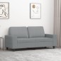 vidaXL 2-Sitzer-Sofa Hellgrau 140 cm Stoff vidaXL 2-Sitzer-Sofa Hellgrau 140 cm Stoff